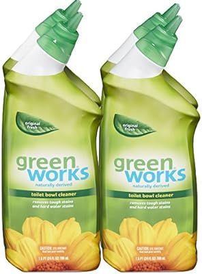 Green Works Toilet Bowl Cleaner, Toilet Gel Cleaner - 24 Ounces (Pack of 4) | Amazon (US)