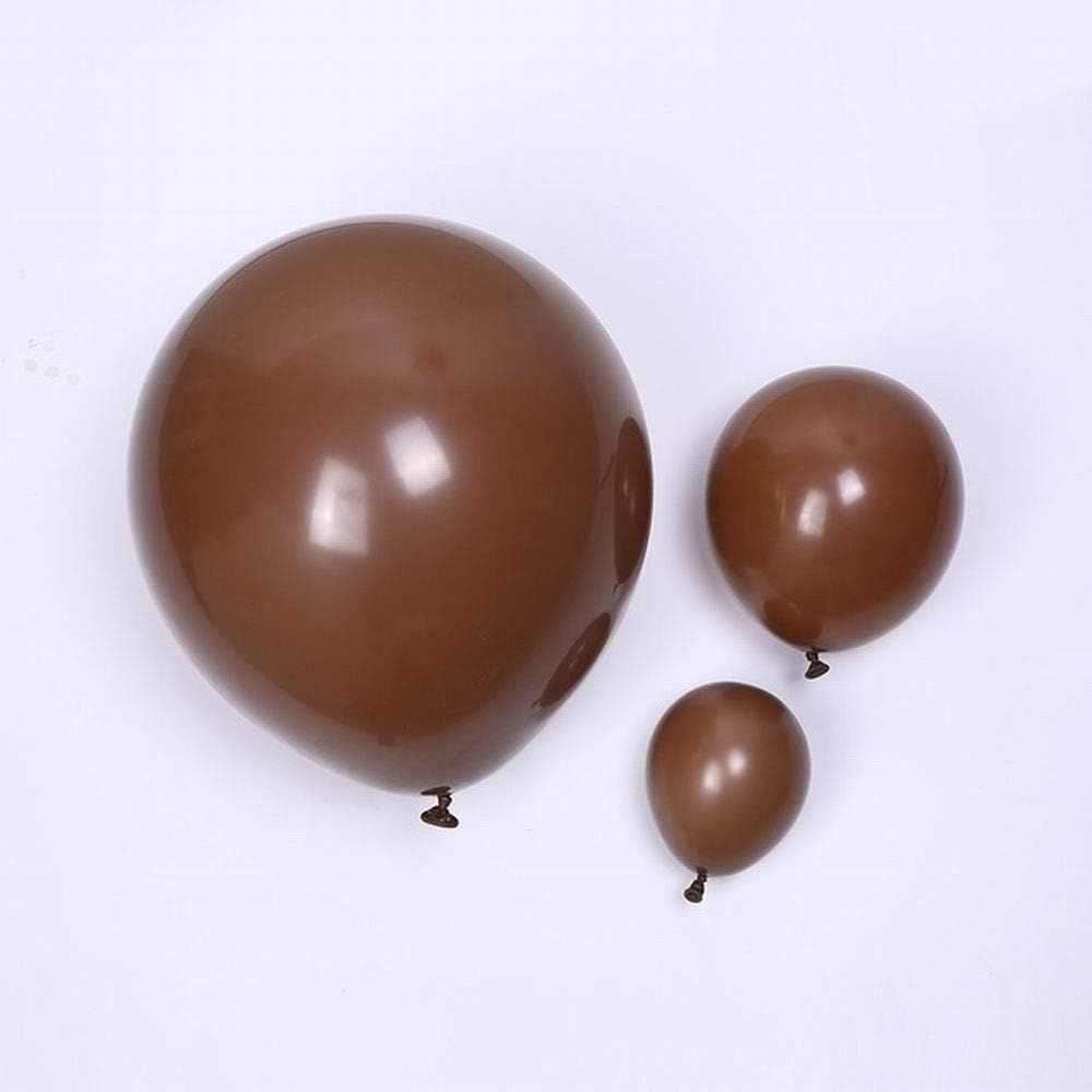 50pcs Retro Coffee Latex Balloons 18'' 10'' 5'' Dark Brown Balloon for Birthday Wedding Baby Shower  | Amazon (US)