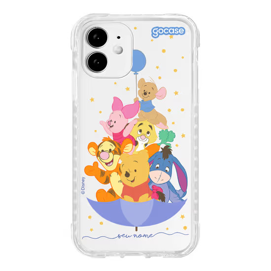Capinha para celular Ursinho Pooh - Guarda-chuva | Gocase (BR)