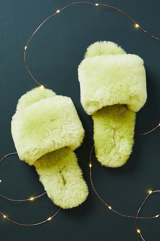 Frankie Shearling Slippers | Anthropologie (US)