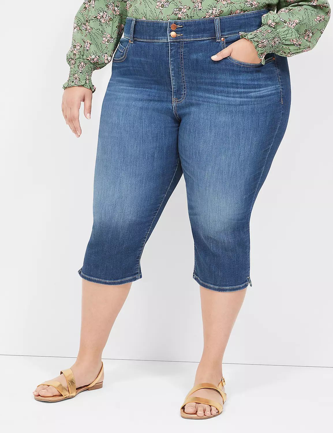 Tighter Tummy Fit High-Rise Pedal Jean | LaneBryant | Lane Bryant (US)