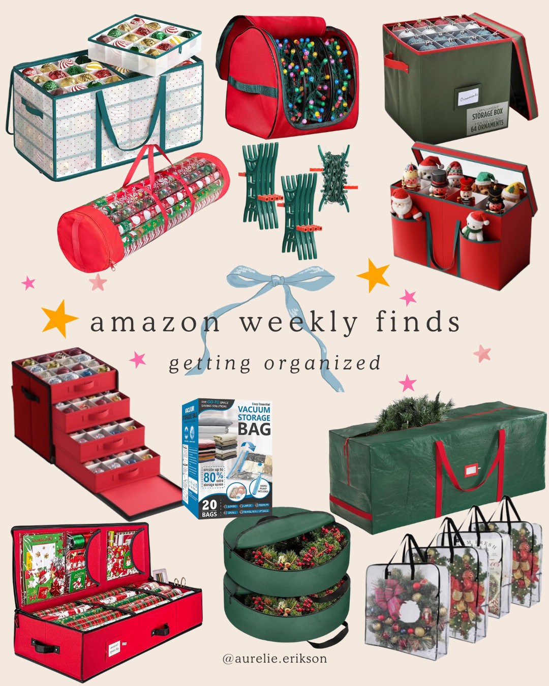 Everything you need for putting away Christmas from Amazon! Fast Delivery! 

 #LTKHoliday #LTKSeasonal #LTKHome