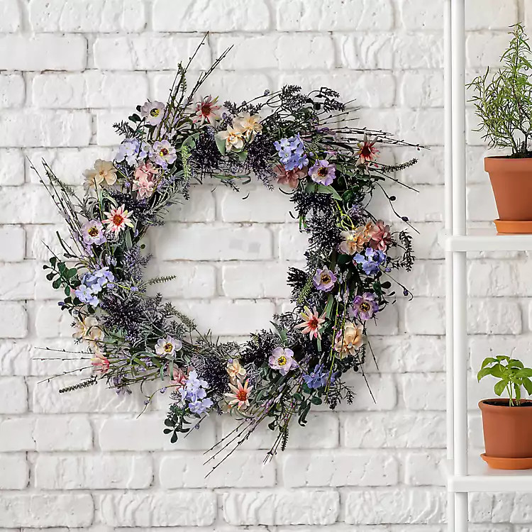 Thistle and Wildflowers Wreath | Kirkland's Home