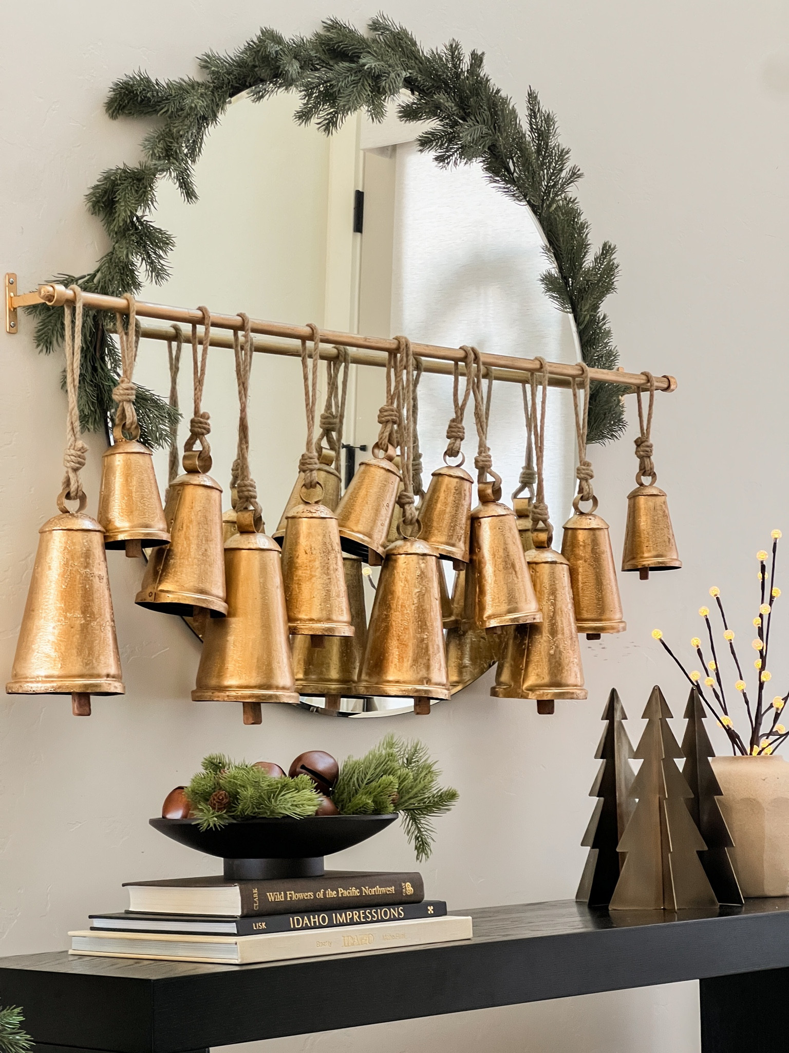 Christmas bells / Amazon bells / big gold bells / bells on rod / Christmas statement decor 

One of these links is Amazon and the other is Walmart-check both for in stock options! 

#LTKHoliday #LTKSeasonal #LTKhome