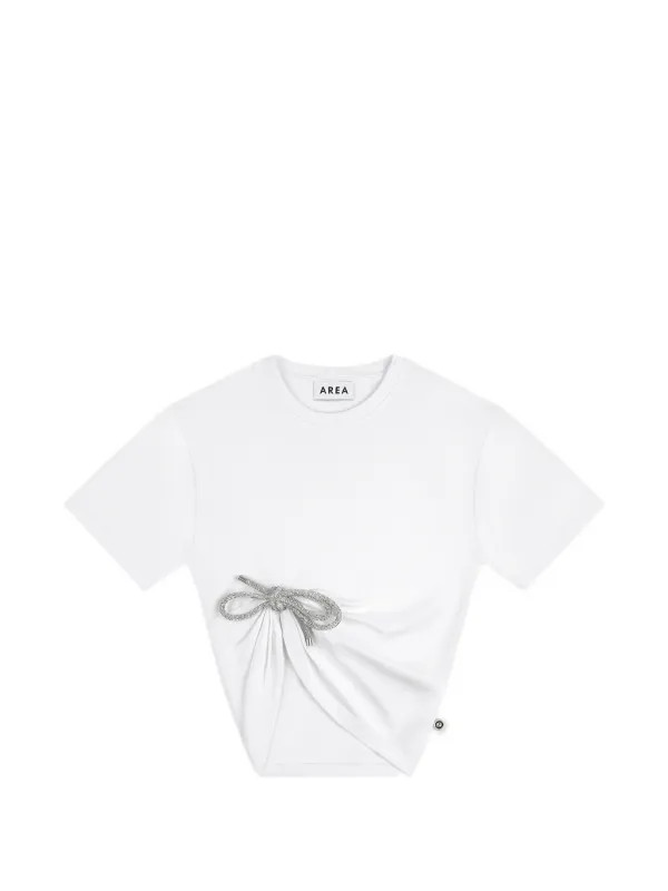 AREAcrystal knot T-shirt | Farfetch Global