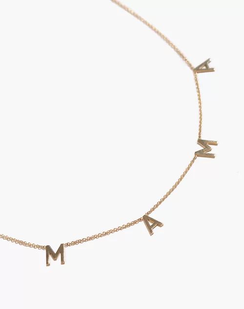 BYCHARI ESSENTIAL MAMA NECKLACE | Madewell
