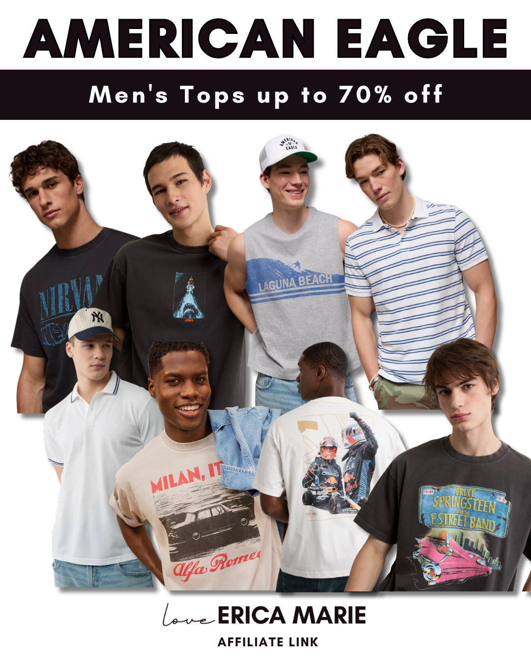 Shop men's tops on sale for up to 70% off, with prices starting at just $6. Find T-shirts, tanks, polos, and everyday shirts perfect for summer, casual wear, work, and weekend outfits. Refresh your wardrobe while these limited-time deals last. 

 #LTKootd #LTKSaleAlert #LTKMens