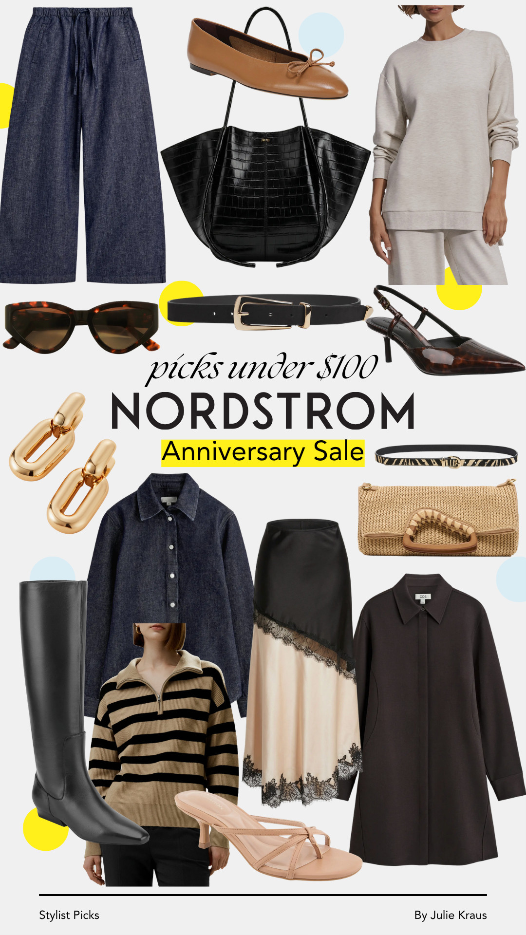 The Nordstrom Anniversary Sale is almost here! Preview now, Early Access July 14, Everyone Shops July 18 through August 9. My top picks all under $100 — save this so you're ready when the sale begins. Nordstrom Anniversary Sale • Stylist Picks • Finds Under $100 • NSale 2026 

 #LTKSeasonal #LTKOver40 #LTKSaleAlert