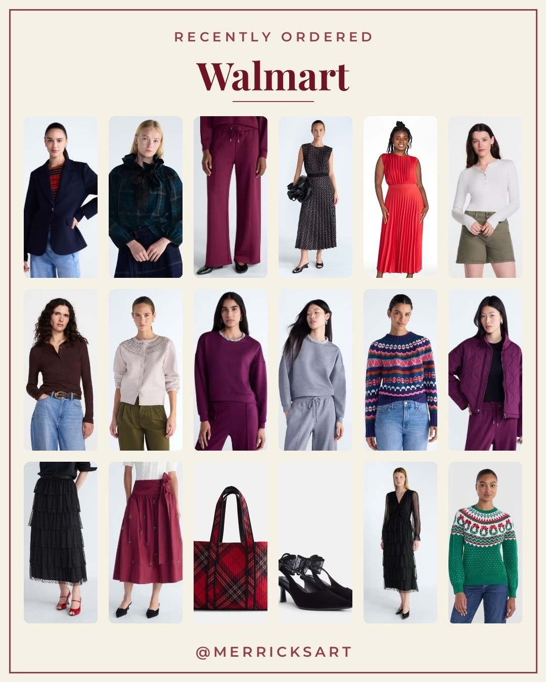 New @Walmart order! I spy some holiday goodies 🎄