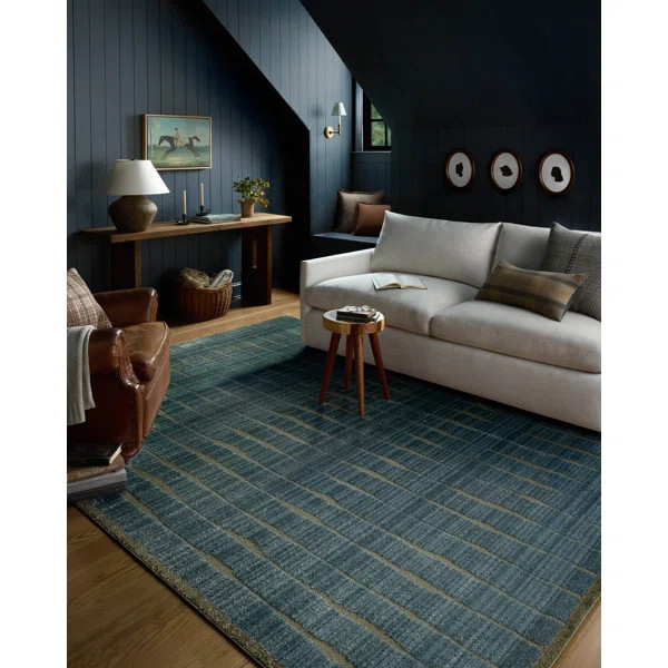 Chris Loves Julia x Loloi Calvin Ocean / Olive Area Rug | Wayfair North America