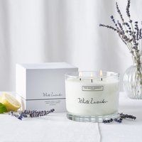 White Lavender Large Candle | The White Company (US & CA)