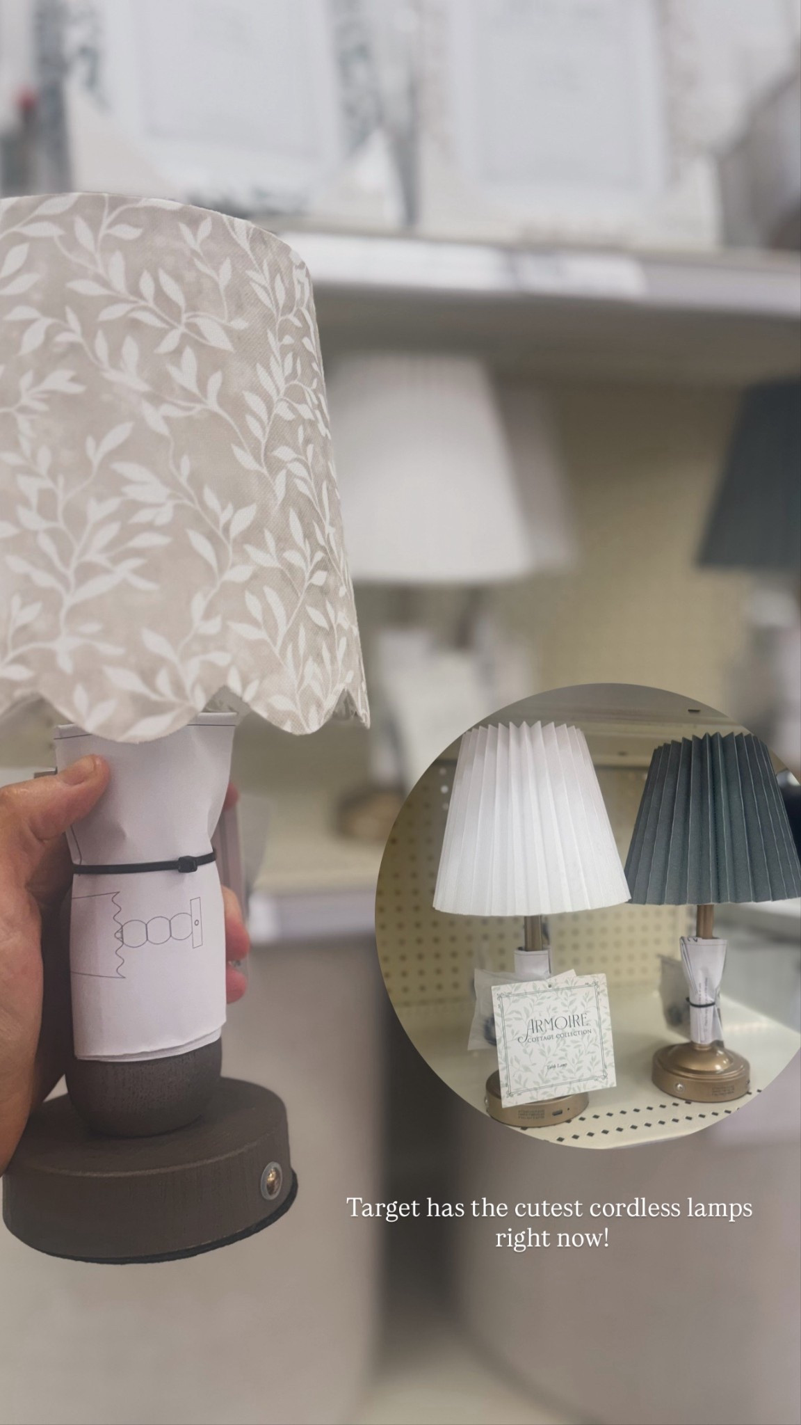 Cottage Core Cordless Lamps at Target! 

#LTKHome #LTKSeasonal