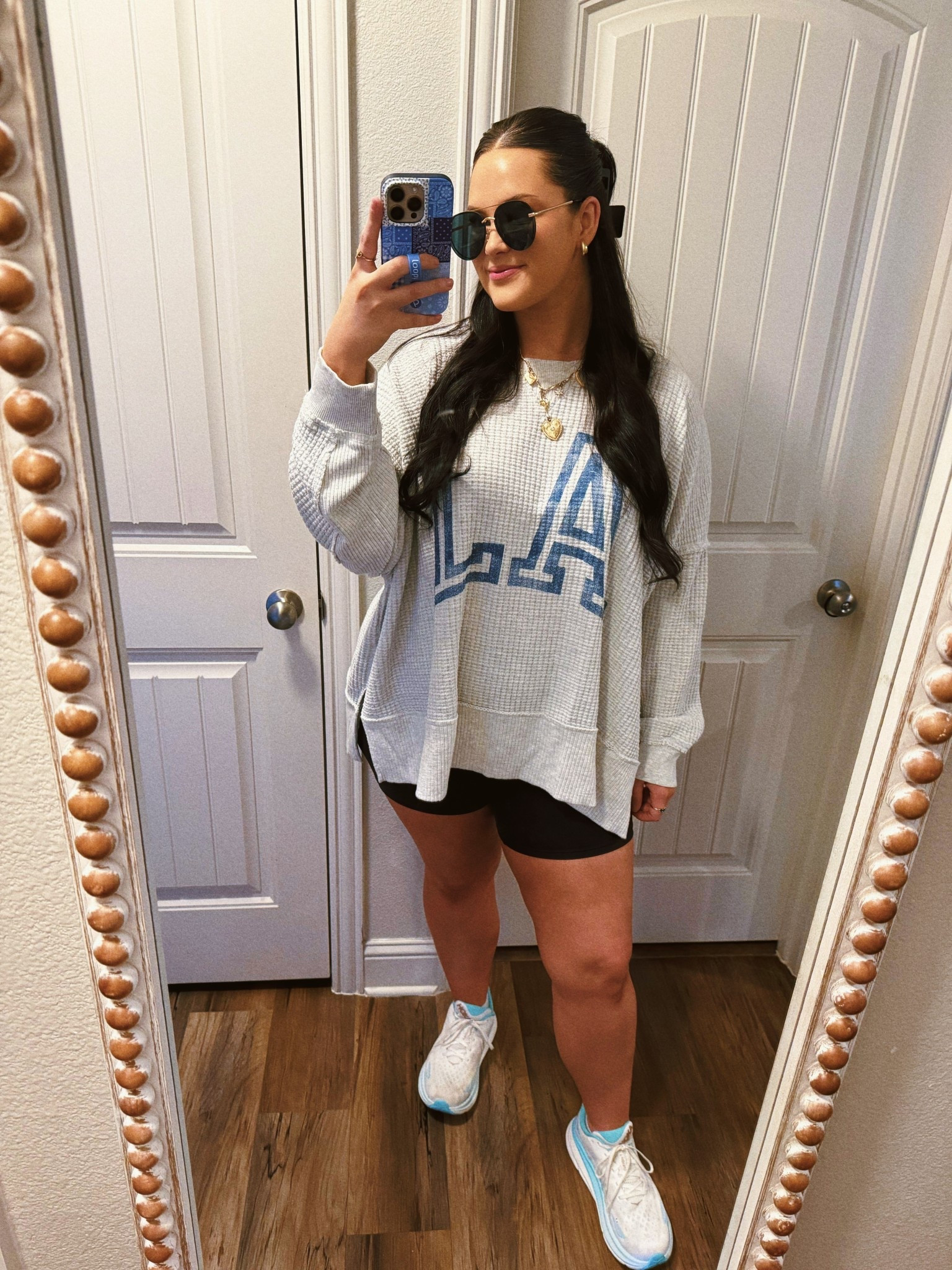 Aerie top in XL, could have gone down to large and it probably would’ve fit the same its really oversized! Bike shorts in XL too

#LTKFindsUnder50 #LTKMidsize #LTKStyleTip