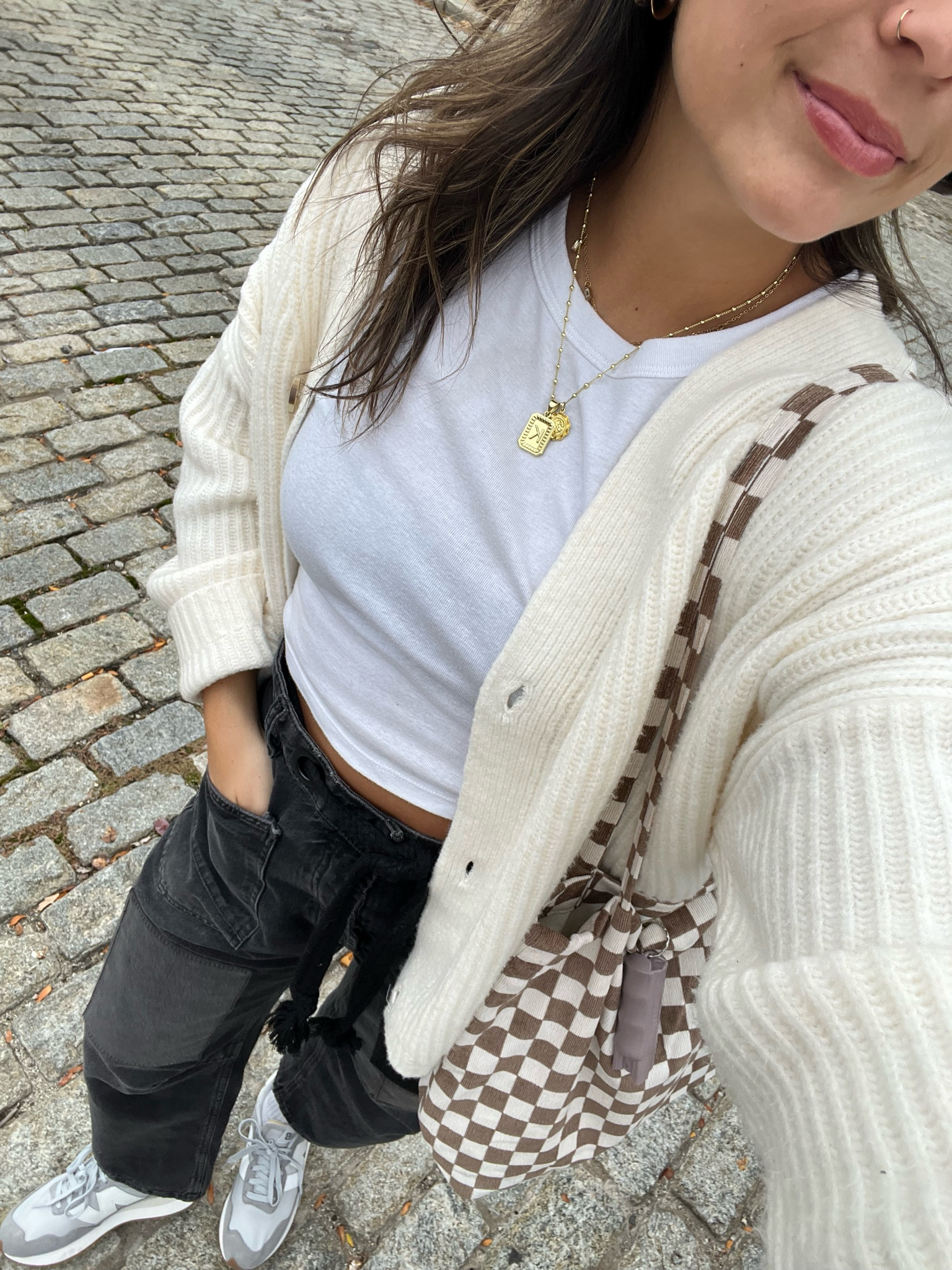 Easy ootd idea: free people barrel
Jeans, baby tee, and a cardigan. All true to size, M! Paired with my favorite new balance walking shoes :) these are a great gift too! 

#LTKshoecrush #LTKGiftGuide #LTKsalealert