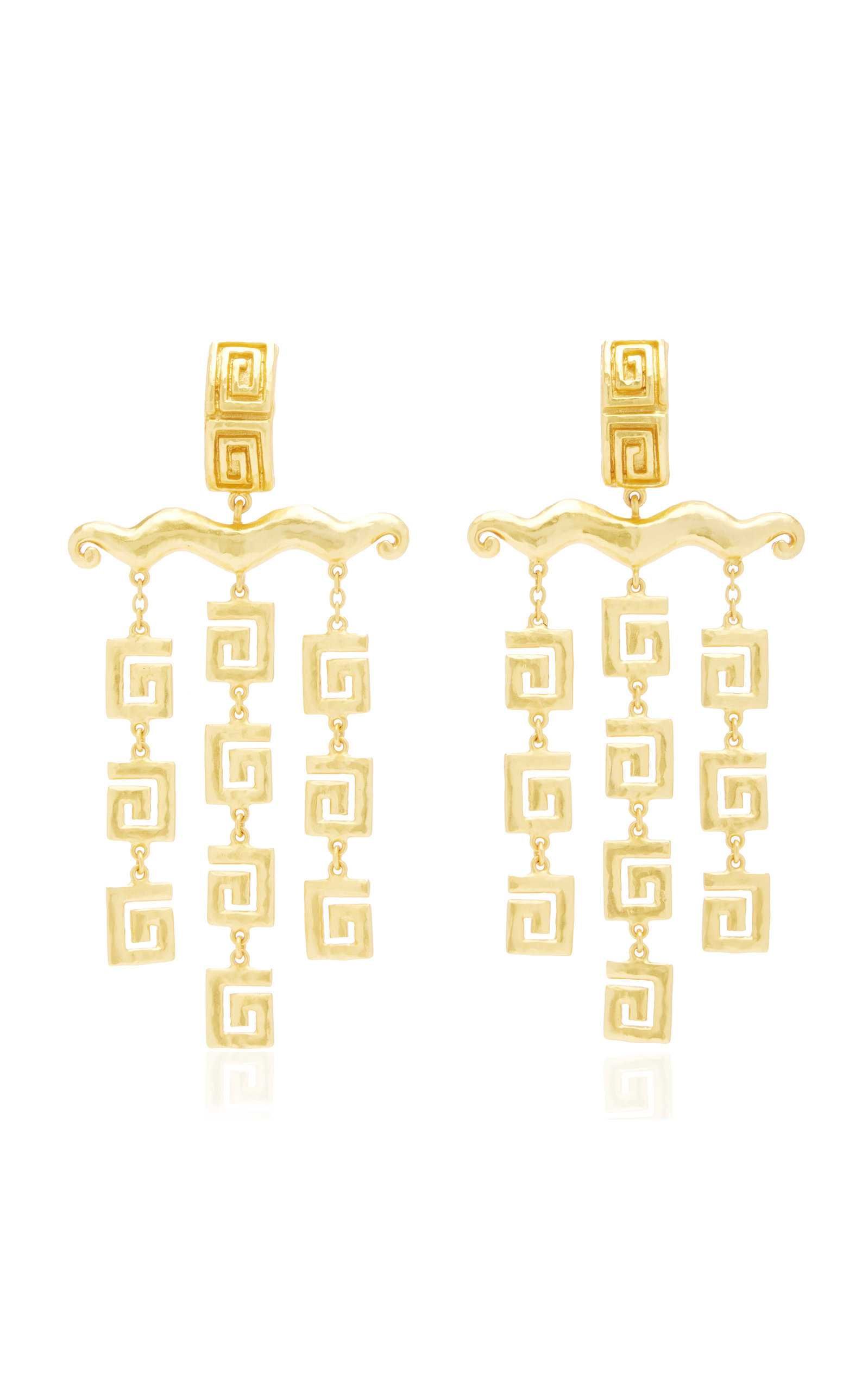 Clia 24K Gold-Plated Brass Earrings | Moda Operandi (Global)