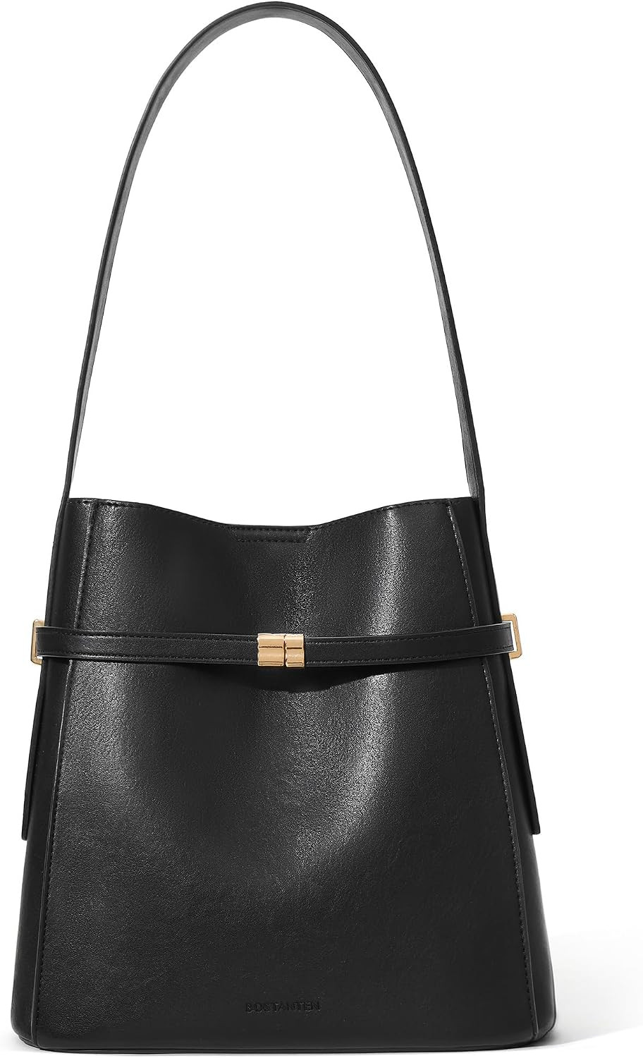 BOSTANTEN Vegan Leather Bucket Bag Women Old Money Style Shoulder Purse | Amazon (US)