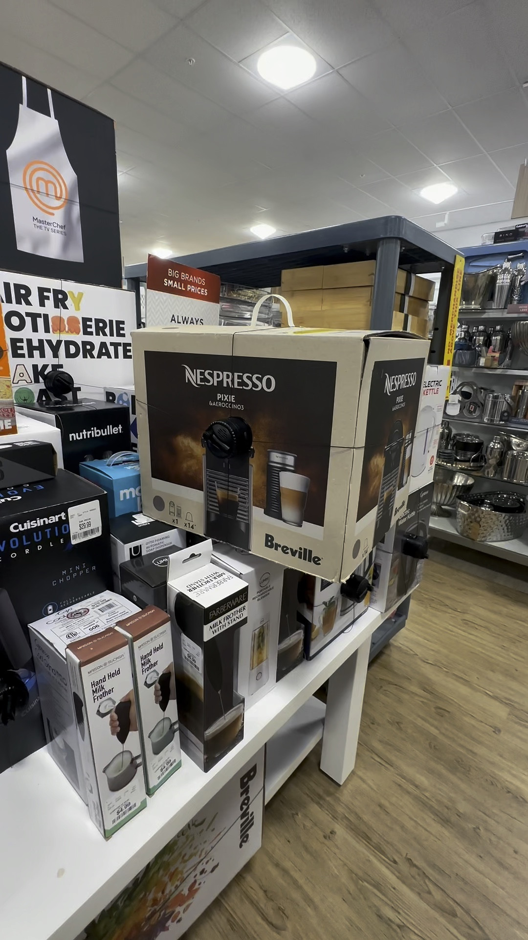 nespresso pixie!! i love it cause it’s so small and fits so nicely on my counter. it’s the original line as well so the cups as slightly less expensive  

#LTKU #LTKVideo #LTKHome