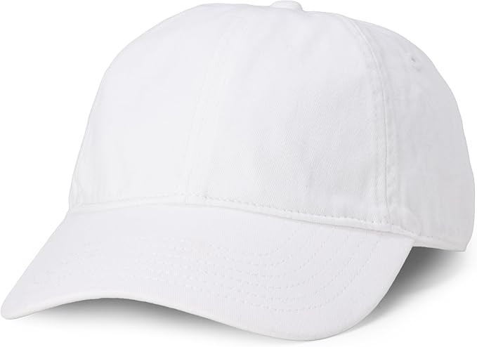 Amazon Essentials Women's Washed Cotton Canvas Baseball Cap with Adjustable Strap | Amazon (US)