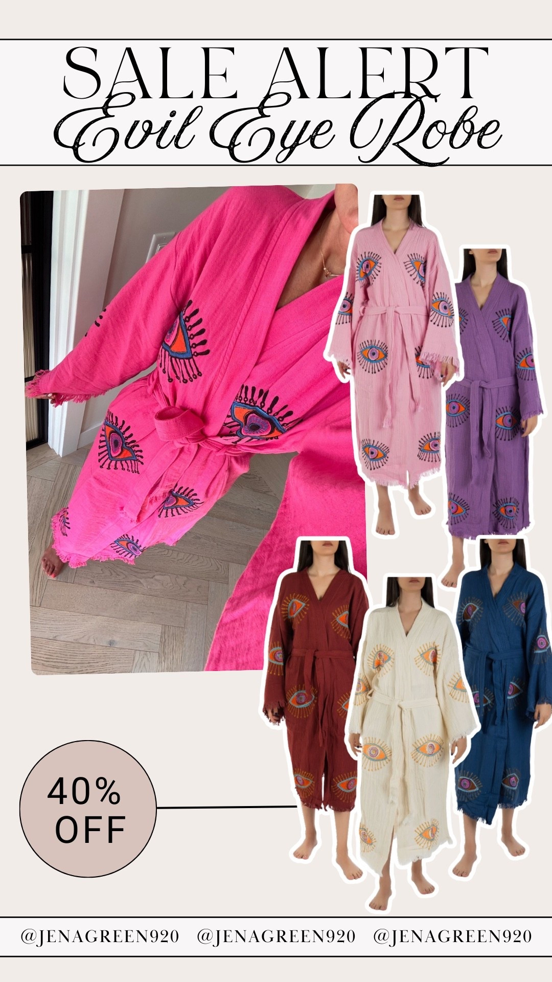 Evil Eye Robe | Bathroom Robe

#LTKFindsUnder100 #LTKSaleAlert