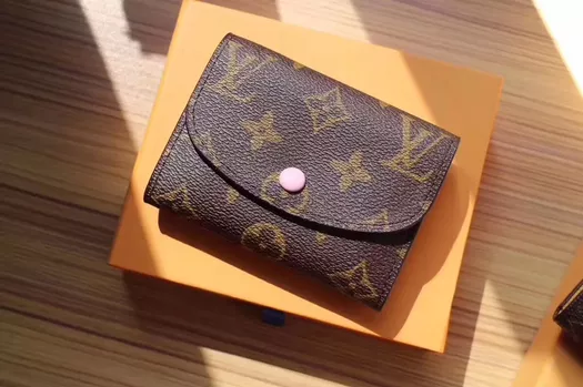Louis Vuitton Wild At Heart Rosalie Wallet Coin Purse GIANT MONOGRAM BLACK