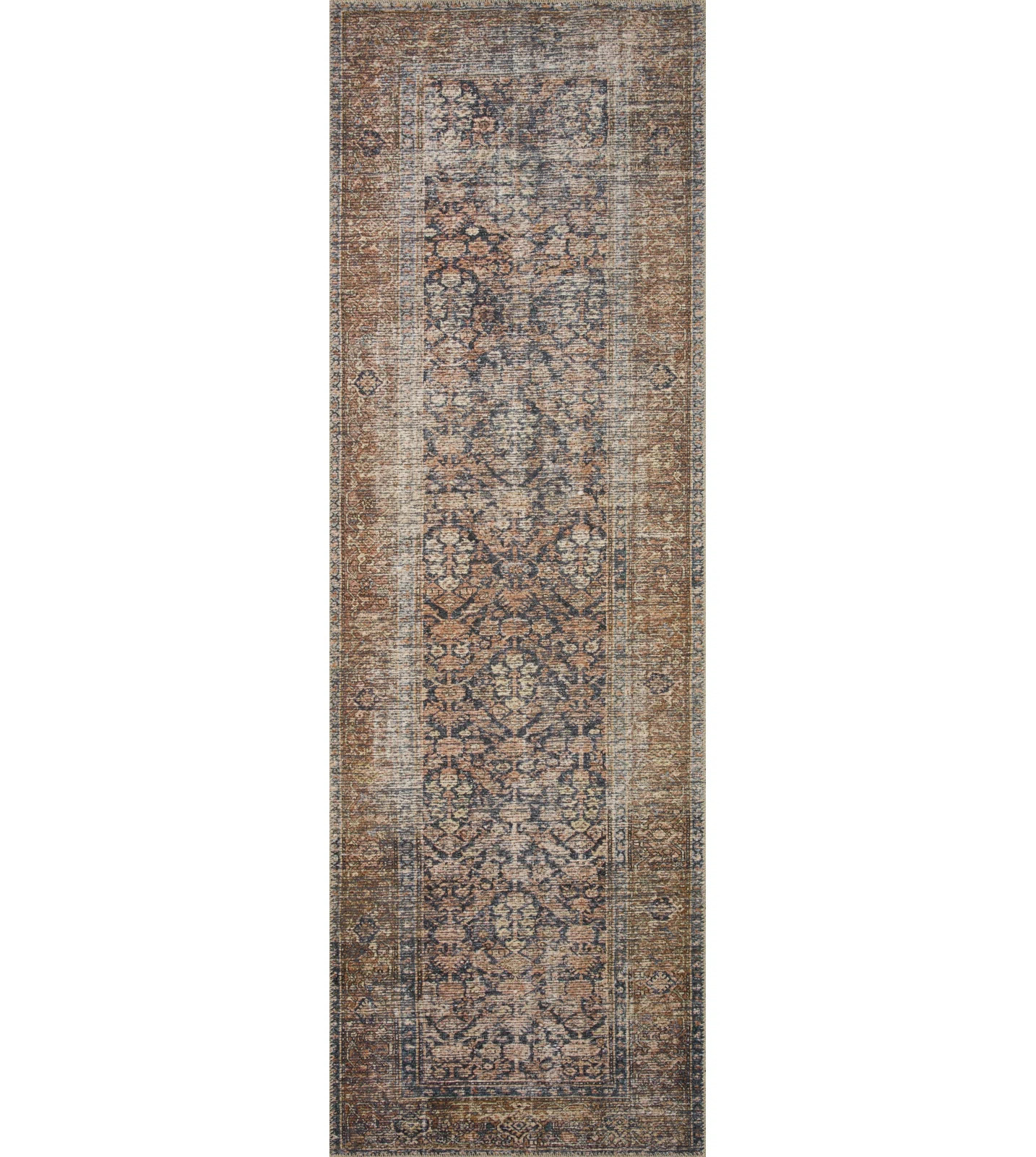 Billie Oriental Ink / Salmon Area Rug | Wayfair North America
