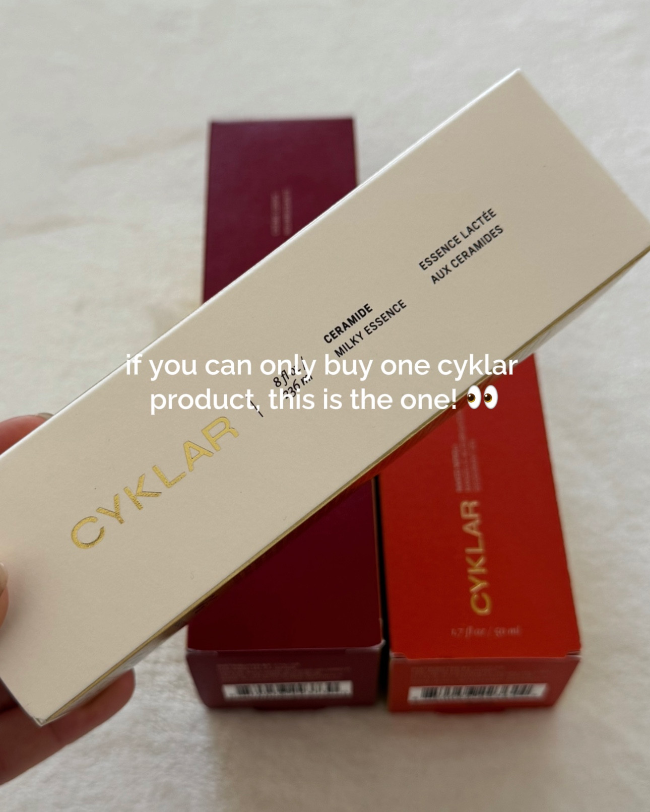 this milky essence from cyklar is like heaven in a bottle for your skin 🤍✨ it has the best formula for hydrated, glowy, dewy skin!  so let’s get into the ingredients! - ceramides: protects the skin barrier, sealing in moisture & protecting against environmental damage - squalane: mimics skins natural oils to lock in hydration, soften texture, & boost elasticity without clogging pores - hydroxyethyl urea: draws water into the skin  - polyglutamic acid: locks in moisture, plumps skin, reduces fine lines, improves elasticity, promotes dewy complexion - amino acids: hydration, skin barrier support, & repairs skin barrier - sodium pca: binds with water for extra hydration, improves elasticity, supports skin barrier @CYKLAR   #cyklaratsephora #cyklar #dewyskin #glowyskin @Sephora 