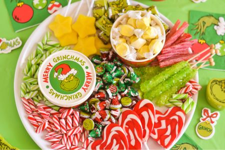Merry Grinchmas! 🎄 Who wouldn't love a candy board inspired by the Grinch? This festive treat is perfect for any holiday party or gathering.

#LTKGiftGuide #LTKHoliday #LTKSeasonal