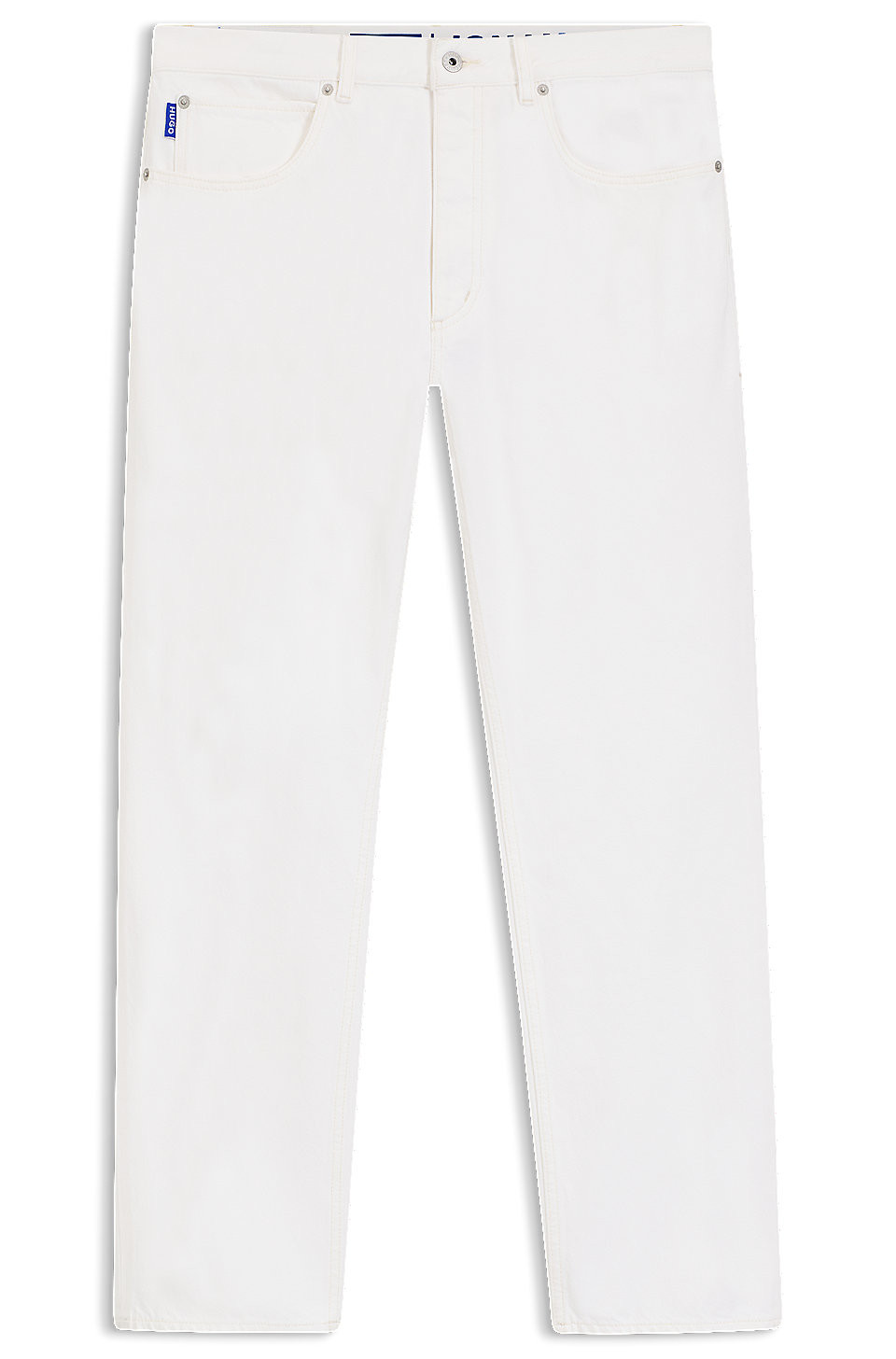 Regular-fit jeans in white denim | Hugo Boss (US)