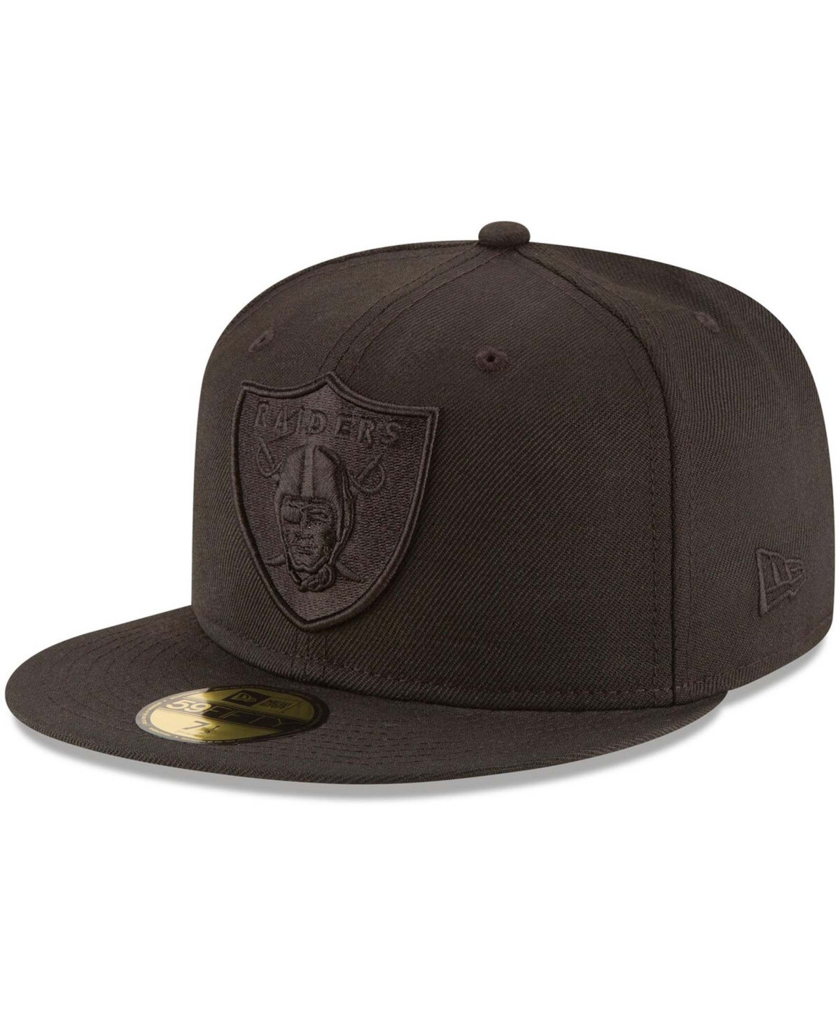 Men's Las Vegas Raiders Black On Black 59Fifty Fitted Hat - Black | Macy's AU | APAC