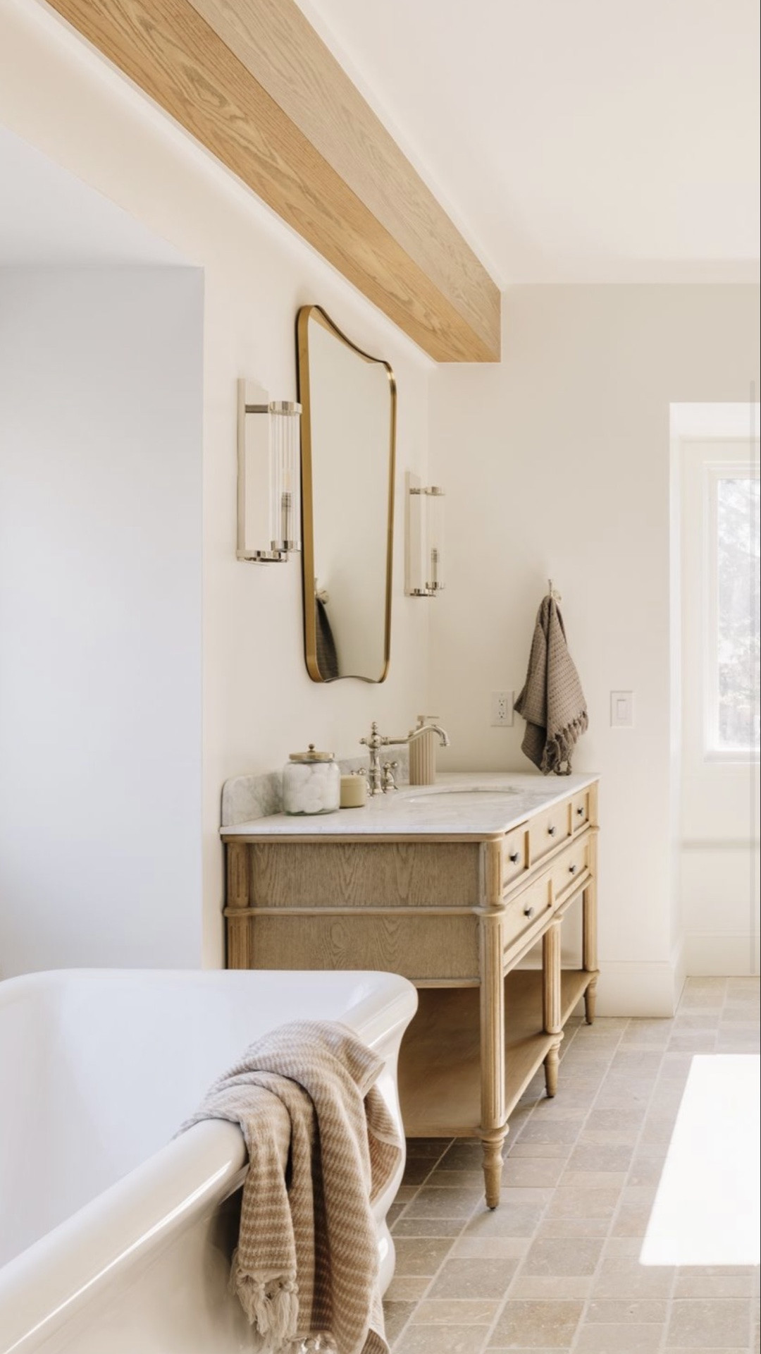 This primary bedroom and bath renovation is everything.

Reno, bathroom, bath, bedroom, mcgee and co, amber interiors, vanity, mirror, lighting, bed, nightstand

#LTKHome