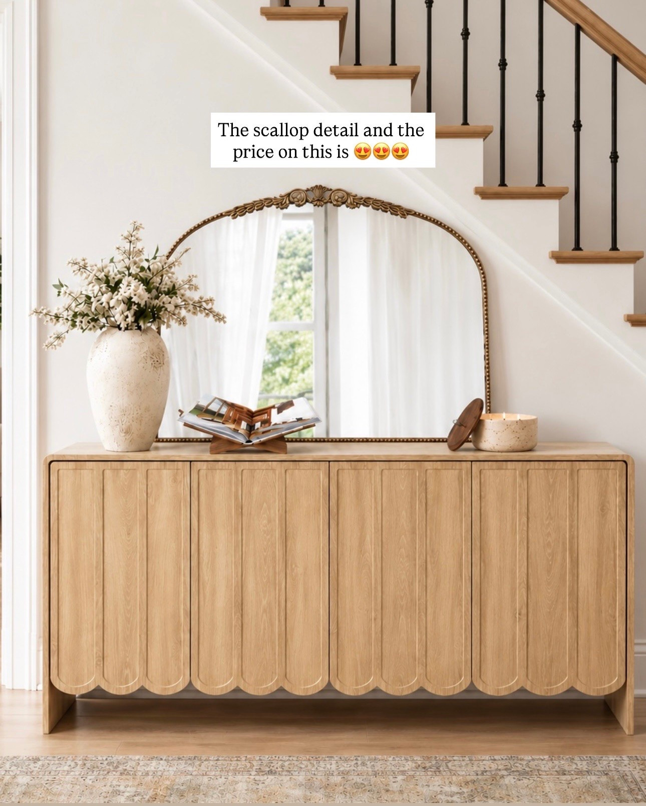 The scallop detail and the price on this is 😍😍😍

#LTKSaleAlert #LTKHome