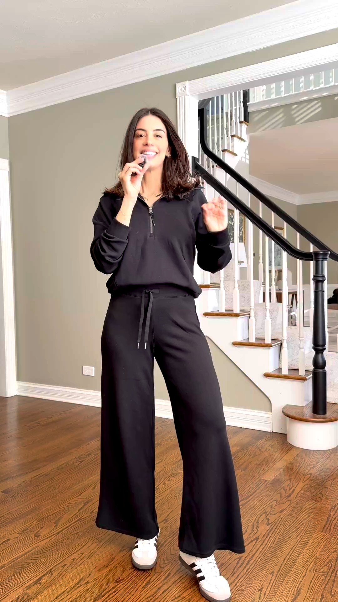 Wearing one of my favorite matching sets 🤍

I love it styled as a full set for an effortless look, but the pants and half-zip are just as good on their own. The fabric is incredibly comfortable, flattering, and easy to dress up or down — perfect for everyday mom life, travel days, or casual weekends.

I’m wearing size Small for reference.

Use code STILEBYMARIANAXSPANX for 15% off your first order + free shipping ✨ @Spanx 

#LTKSeasonal #LTKTravel #LTKootd