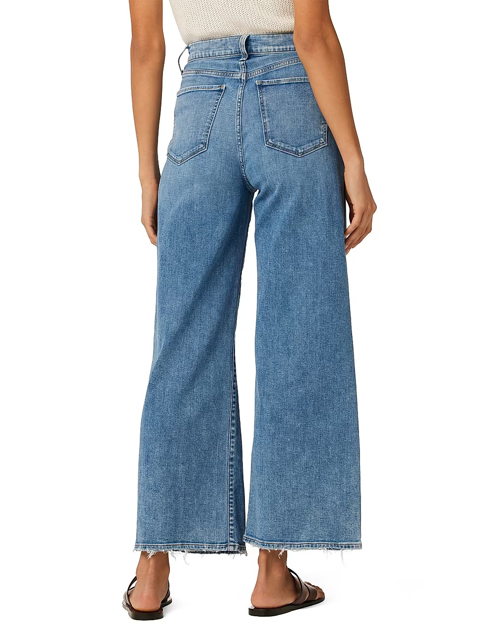 The Mia High-Rise Stretch Wide-Leg Jeans | Saks Fifth Avenue