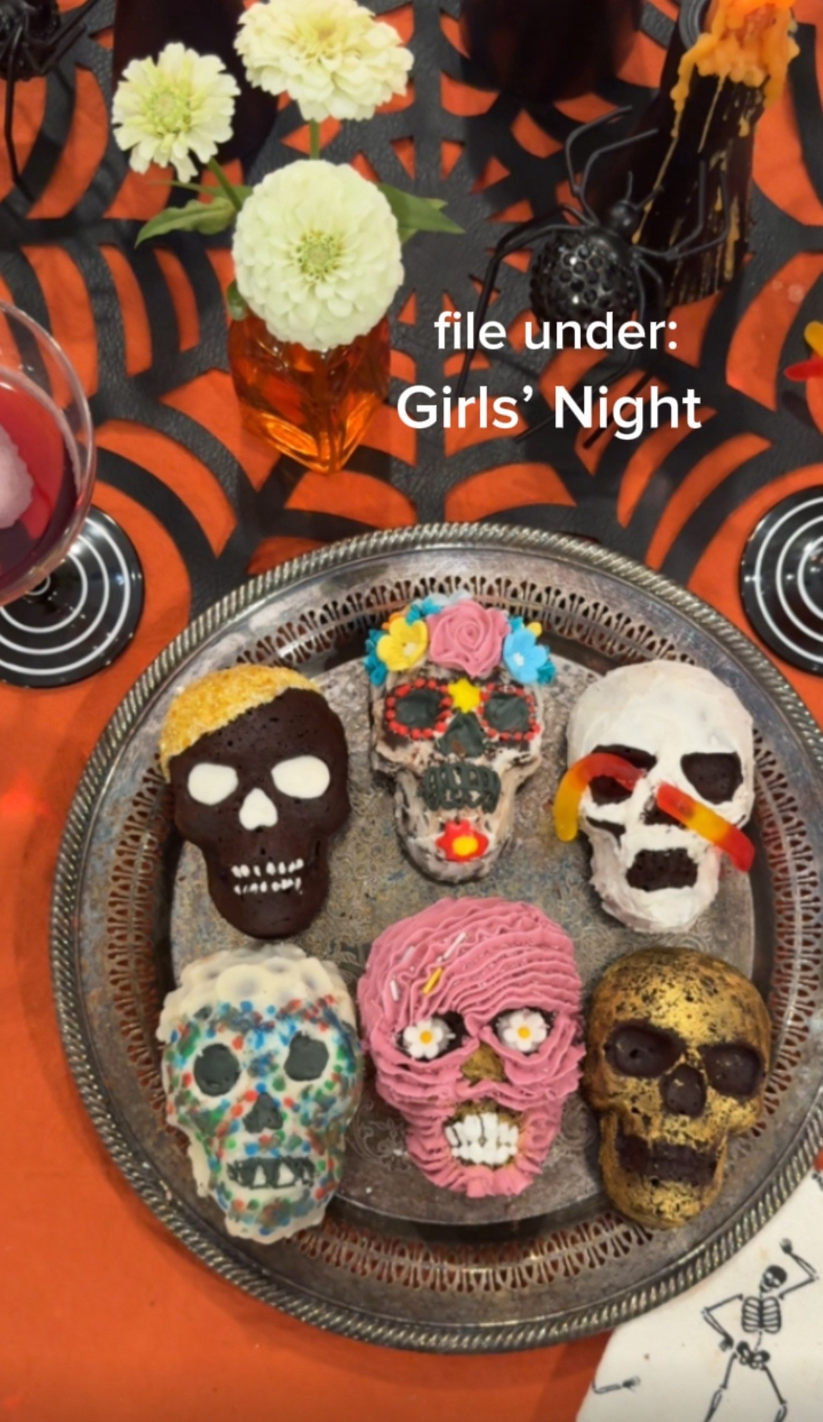 Girls night skull brownie or cake decorating!

#LTKHalloween #LTKSeasonal #LTKParties
