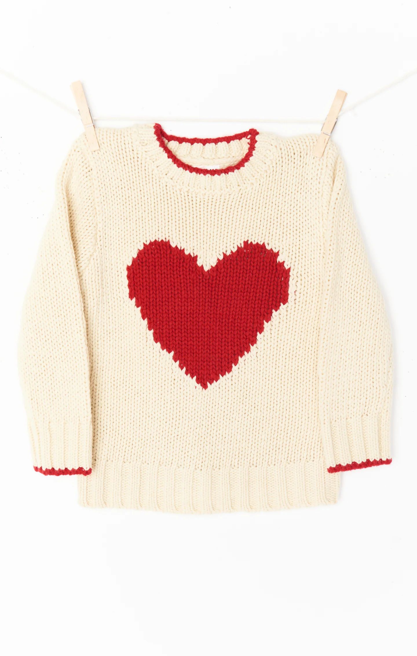 Mini Sweetheart Sweater ~ Heart Knit | Show Me Your Mumu
