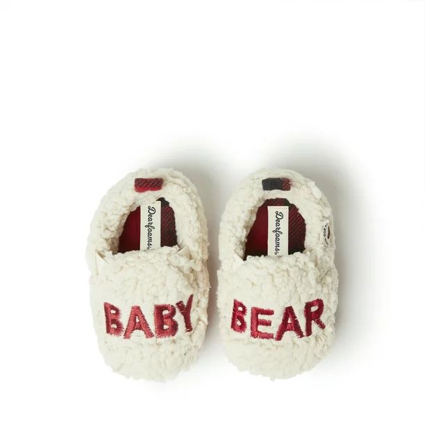 Dearfoams Baby Bear Novelty Closed Back Slippers | Walmart (US)