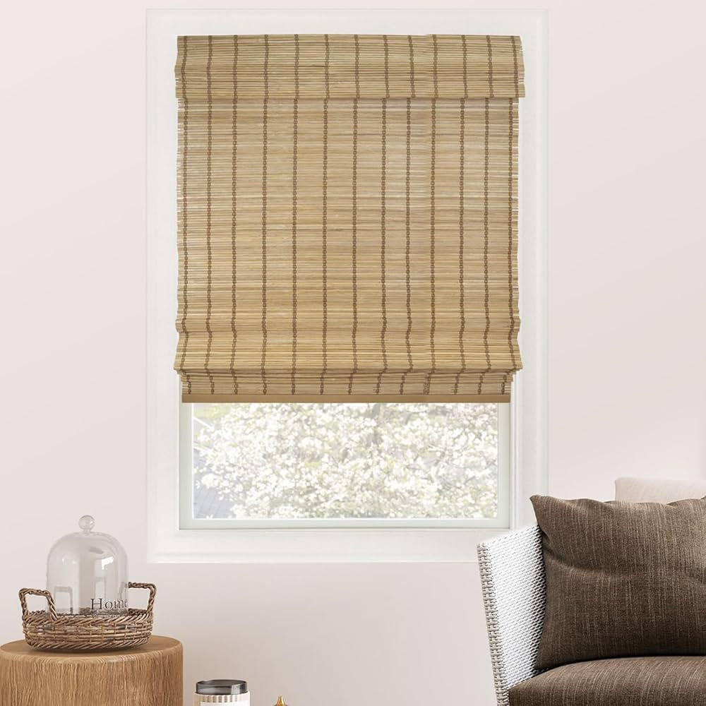 CHICOLOGY Bamboo Roman Shades - Customer Favorite Light Filtering Blinds for Windows, Premium Qua... | Amazon (US)
