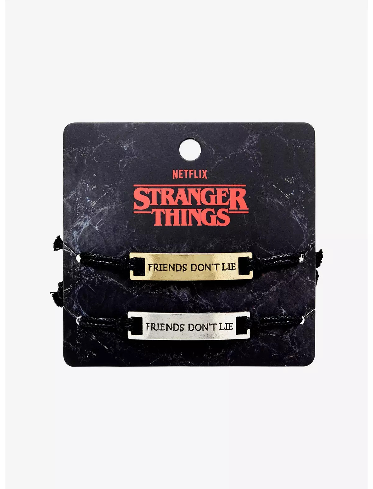 Stranger Things Friends Don't Lie Best Friend Cord Bracelet Set | Hot Topic