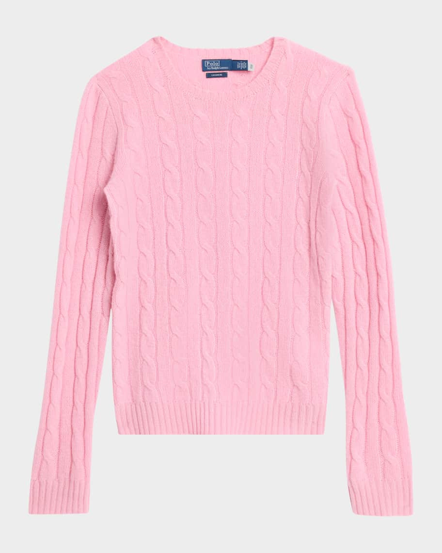 Cable-Knit Crewneck Sweater | Neiman Marcus