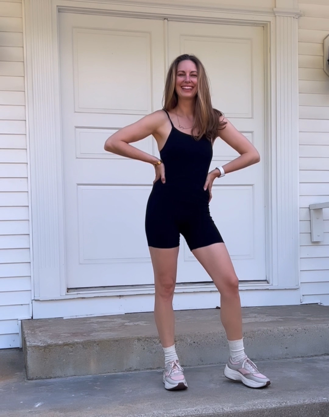 Womens onsie, workout gear, black one piece outfit, sneaker style, sneakers, favorites, flattering casual looks

#LTKfit #LTKSeasonal #LTKshoecrush