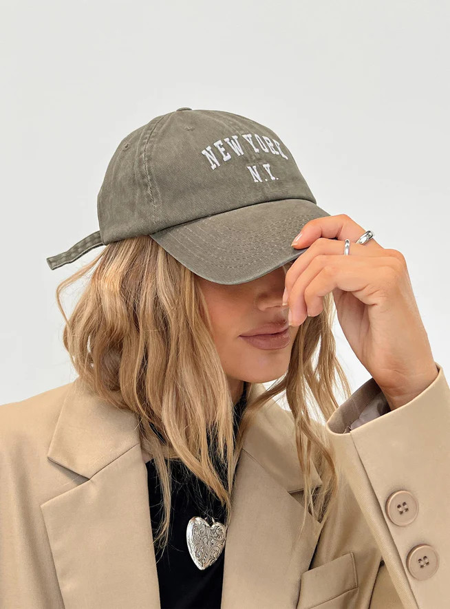 New York Dad Cap Grey | Princess Polly US
