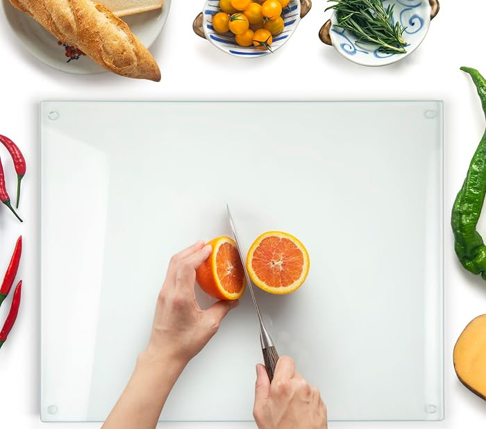 Glass Cutting Board 20\u201dx16\u201d: Tempered Glass Kitchen Counter Protector - Durable- Scratc... | Amazon (US)