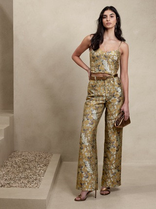 Eclat Wide-Leg Pant | Banana Republic (US)
