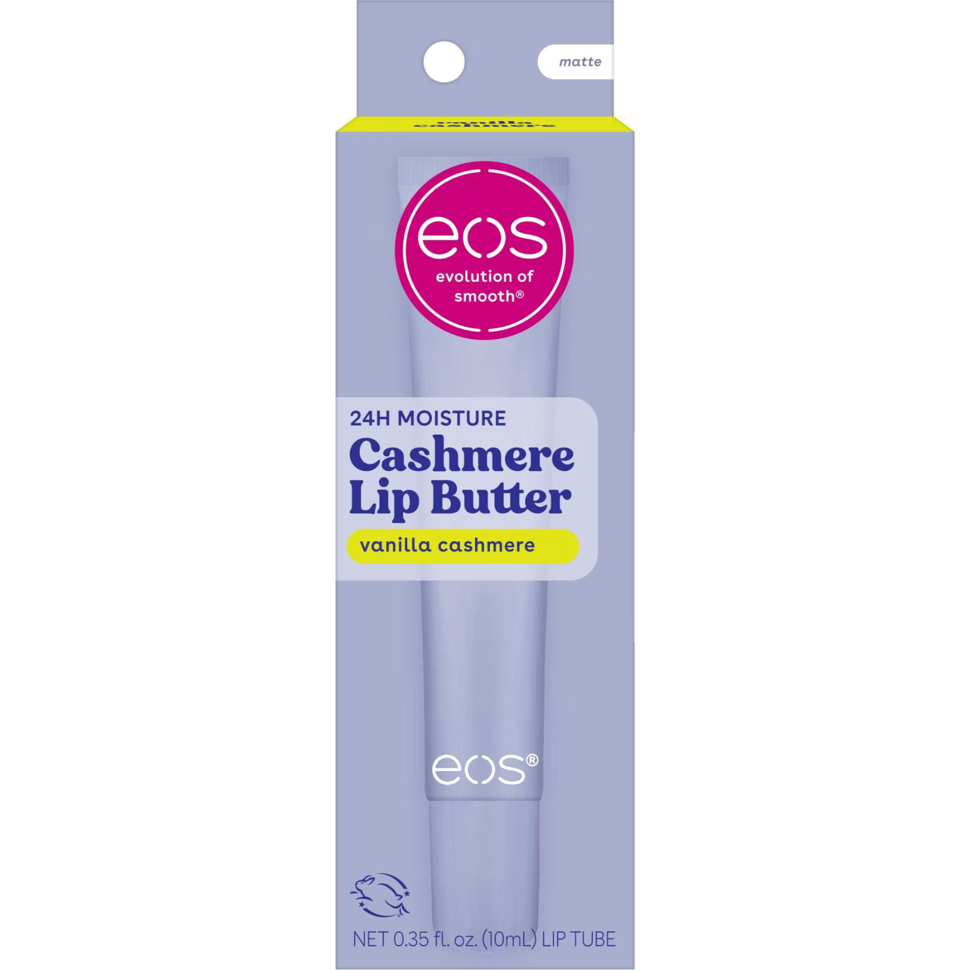 eos Cashmere Lip Butter, Vanilla Cashmere, Plumping Peptides for Smooth Lips, 0.35 fl oz | Walmart (US)