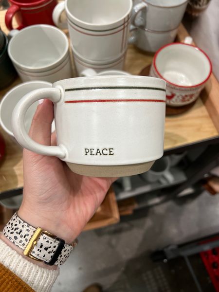Target Christmas mug, hearth and hand magnolia Christmas Peace mug, stoneware mug #targetchristmas #christmas #ltkchristmas #target #giftguide

#LTKHoliday #LTKSeasonal