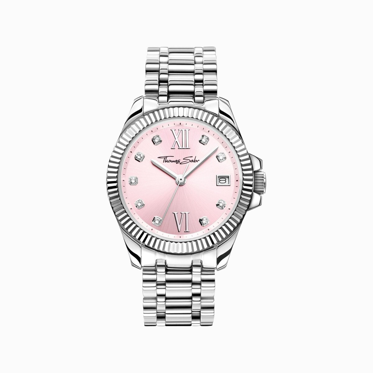Thomas Sabo Women's Divine Pink Stainless Steel Watch WA0401-201-204 | eBay UK