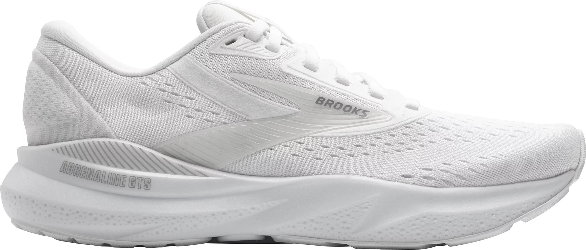 Brooks Women's Adrenaline GTS 24 Running Shoes, Size 6, White/Oyster | DICK'S Sporting Goods