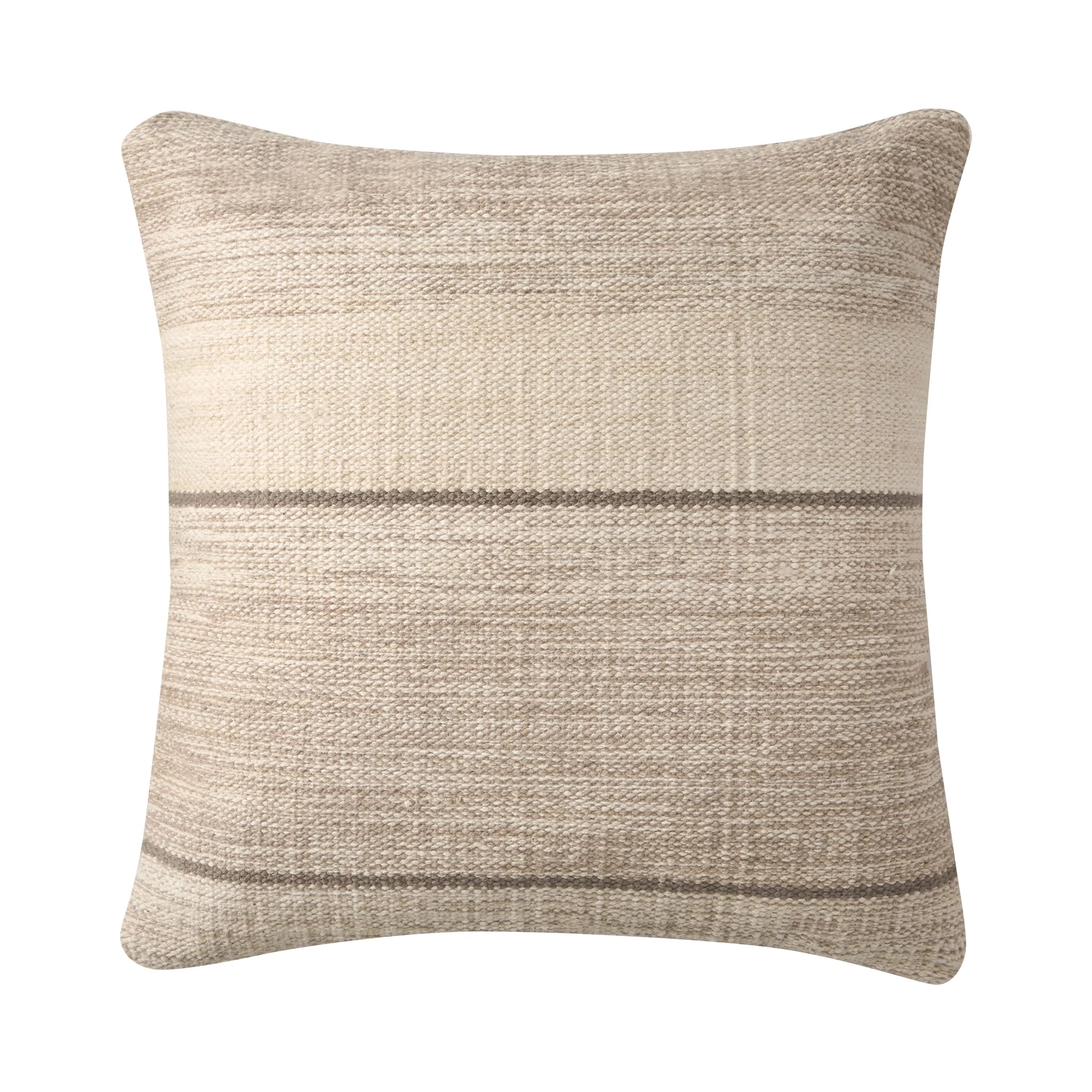 Better Homes & Gardens Lucas Beige Ombre 22" x 22" Pillow by Dave & Jenny Marrs - Walmart.com | Walmart (US)