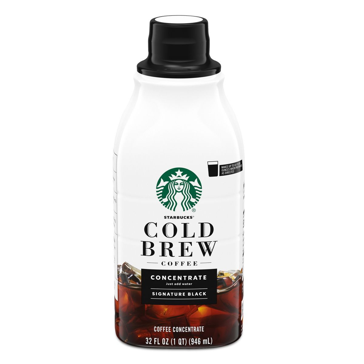 Starbucks Cold Brew Coffee — Signature Black — Multi-Serve Concentrate — 1 bottle (32 fl oz... | Target