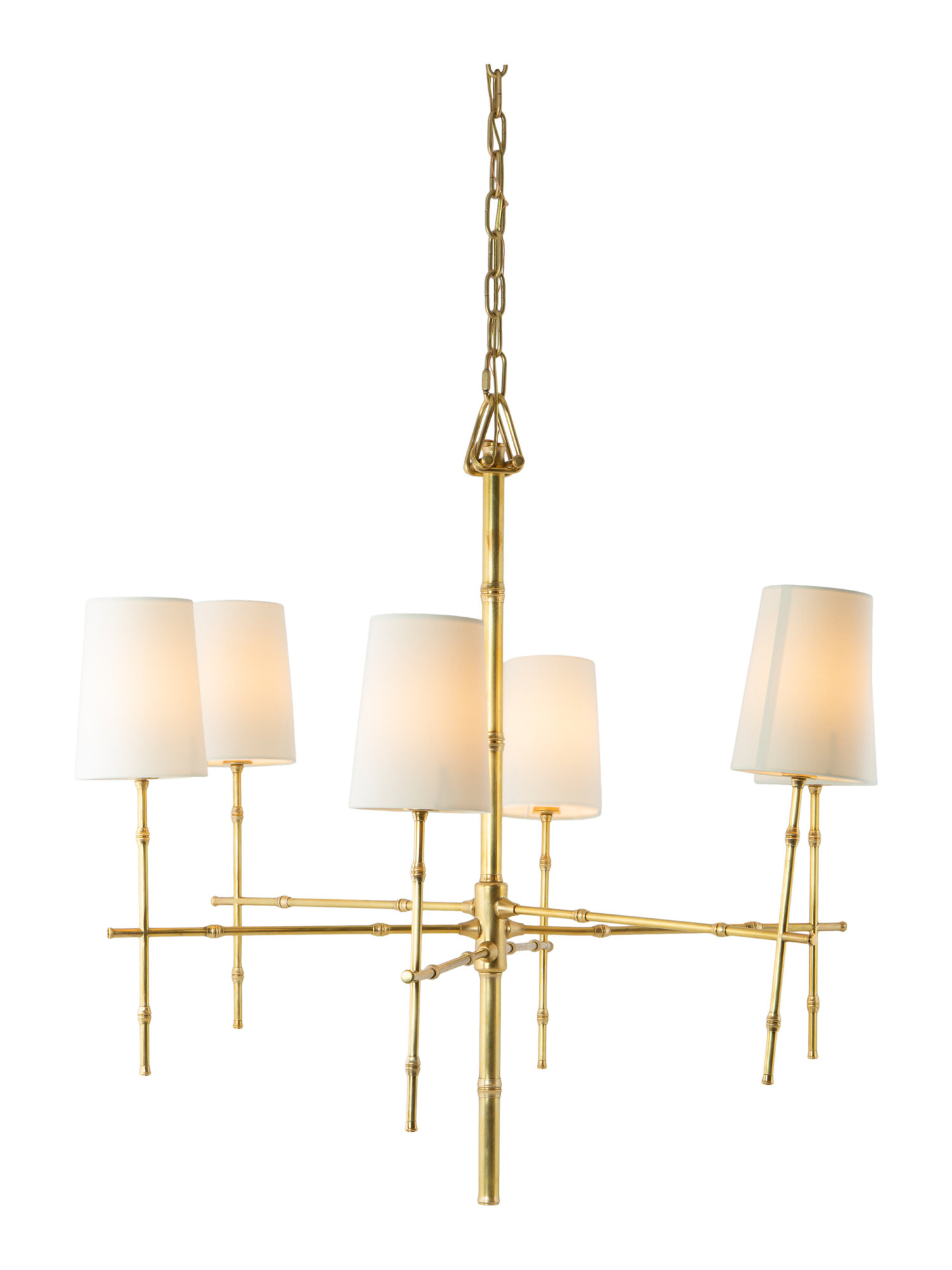 31.75x33.25 Grenol Modern Bamboo Chandelier | TJ Maxx